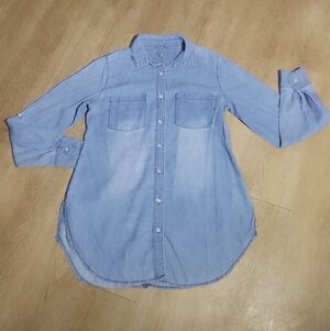 Charlotte Russe Light Blue Denim Top